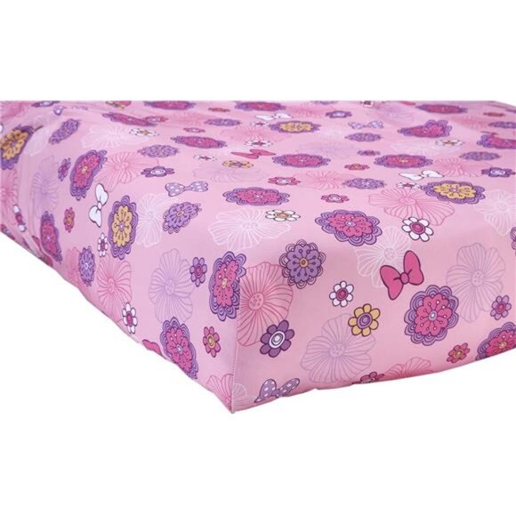 Disney 4 Piece Minnie's Fluttery Friends Toddler Bedding Set, Lavender - Picture 5 of 7